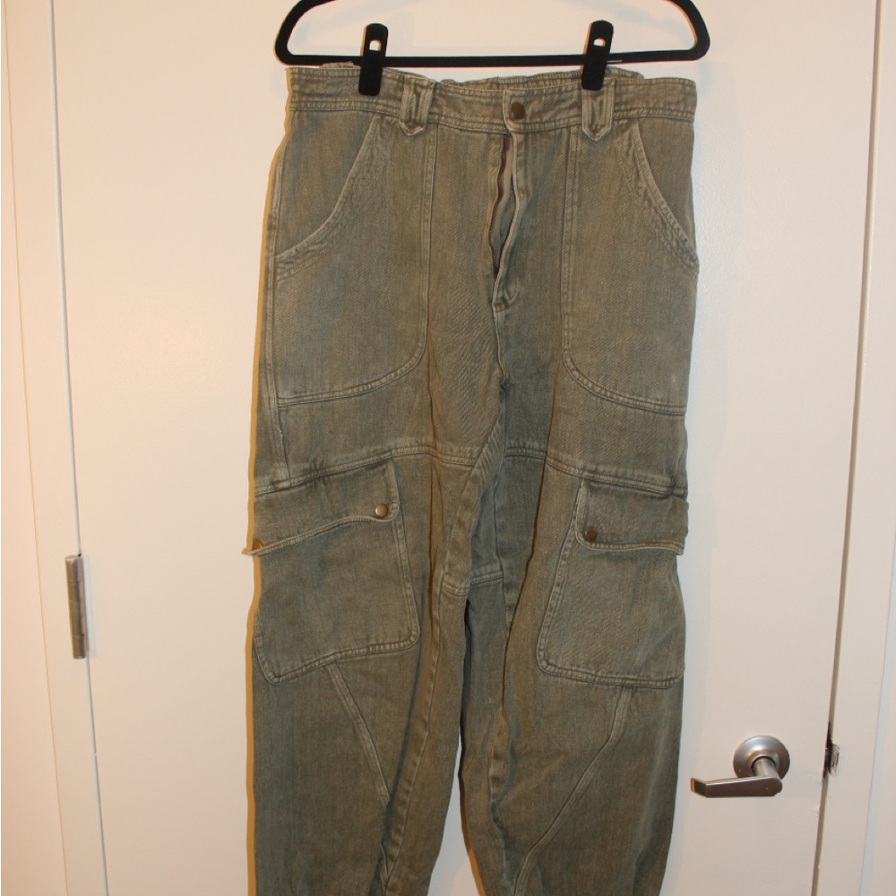 Free People Come And Get It Utility Pants Size Large Lightly used